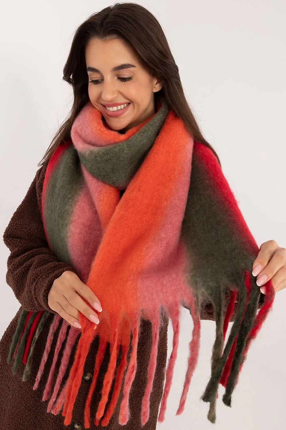 Stylish colorful pattern scarf