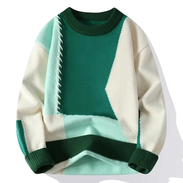 Stylish Turtleneck Autumn Winter Warm Mens Sweaters