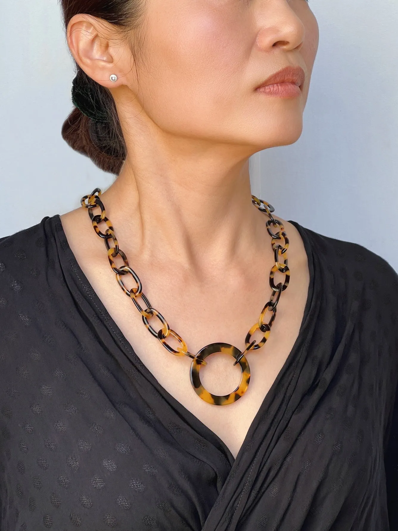 Sunglasses Onyx Necklace