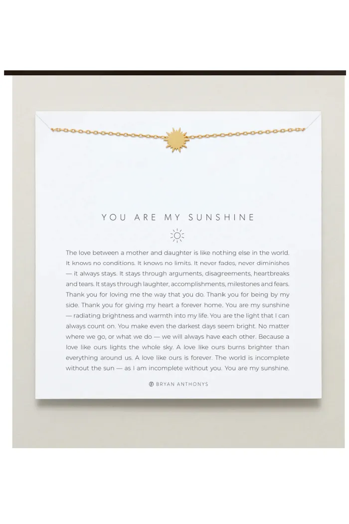 Sunshine Gold Necklace