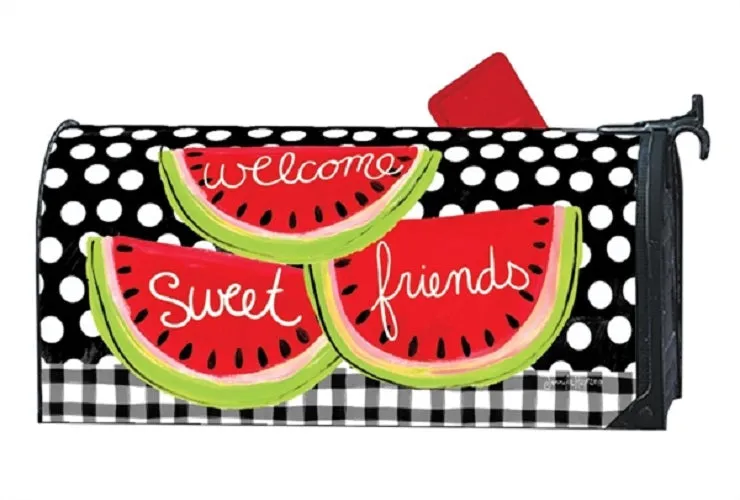 Sweet Watermelon Mailbox Wrap