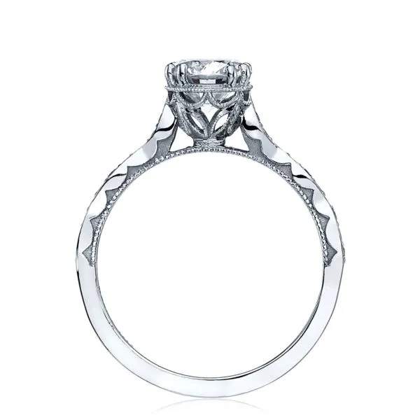 Tacori Round Brilliant Pave Diamond Engagement Ring