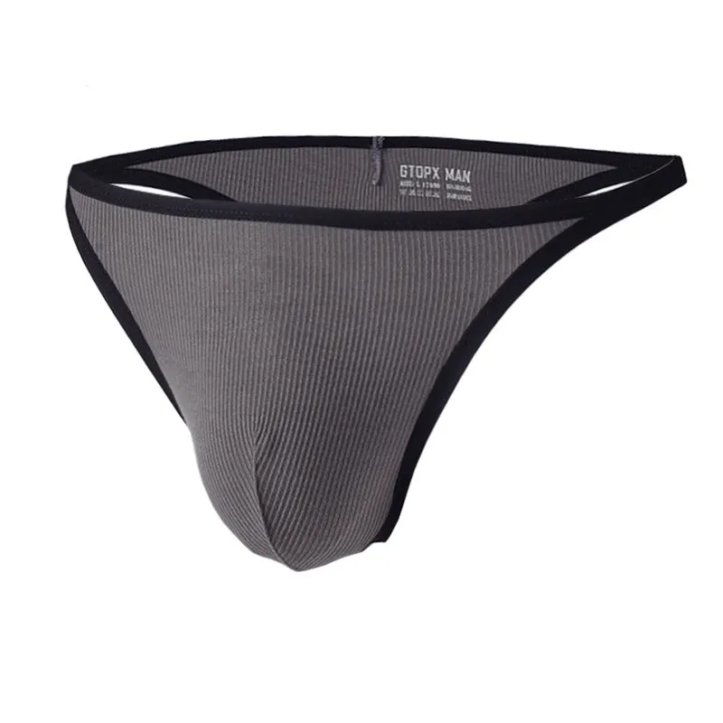 Thong Underwear with Spacious Pouch and Elastic Waistband