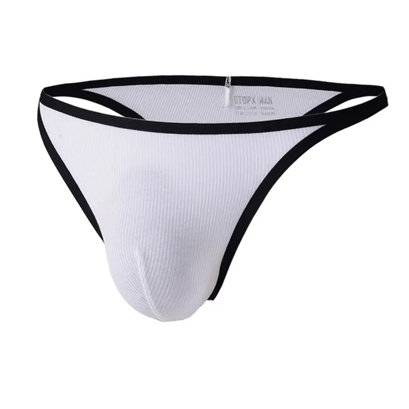 Thong Underwear with Spacious Pouch and Elastic Waistband