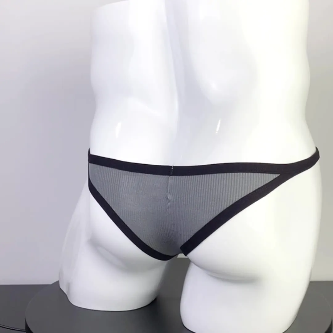 Thong Underwear with Spacious Pouch and Elastic Waistband