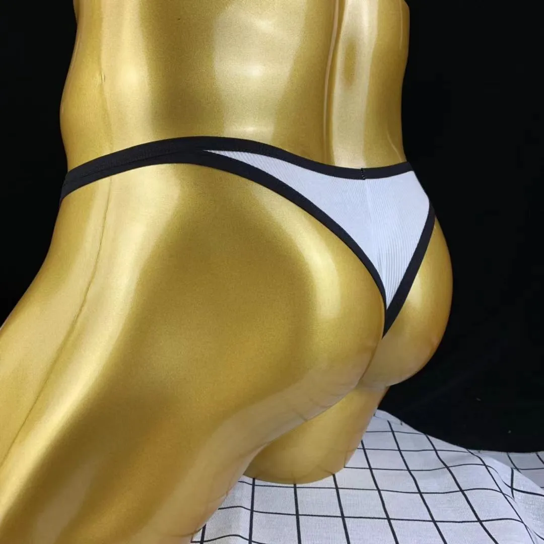 Thong Underwear with Spacious Pouch and Elastic Waistband