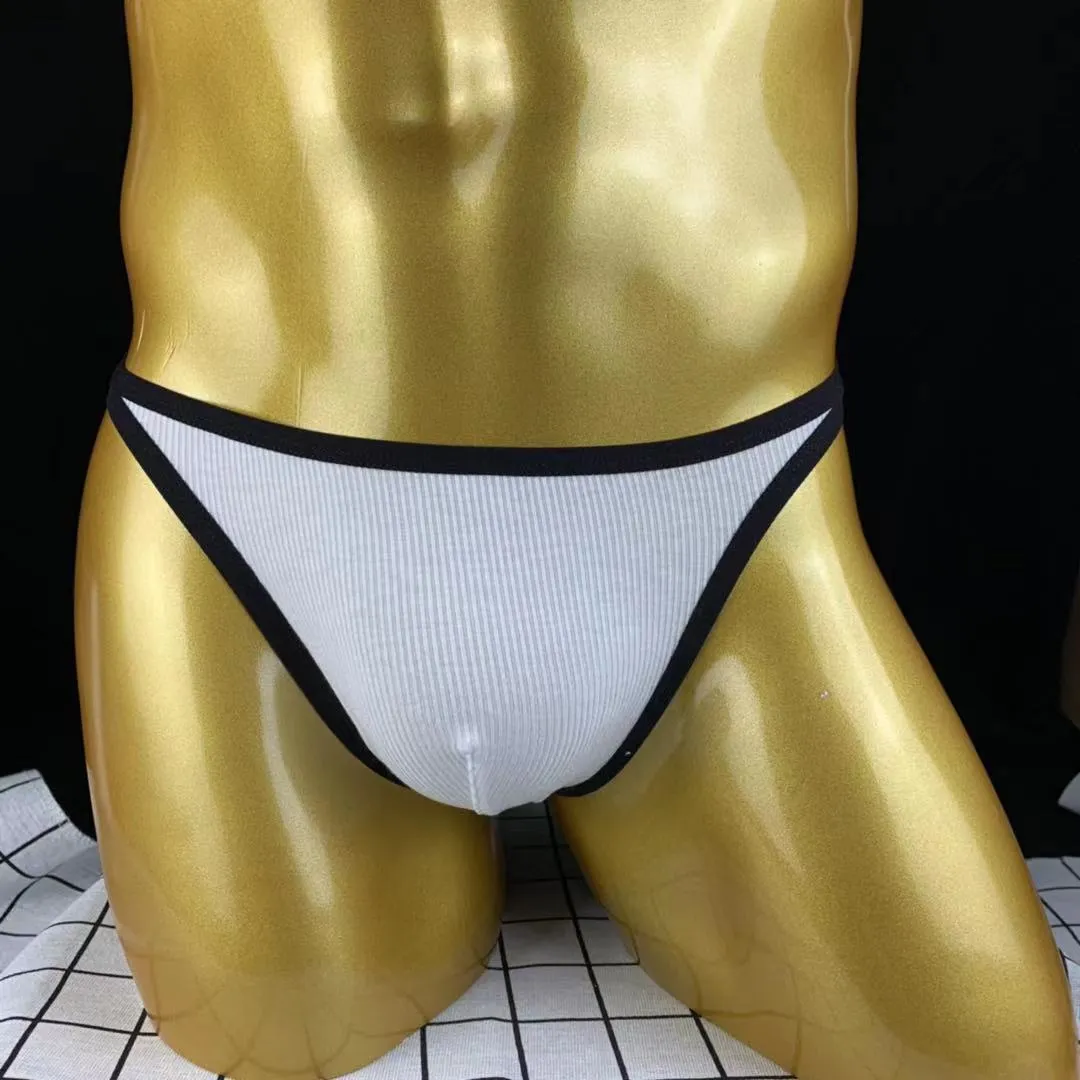 Thong Underwear with Spacious Pouch and Elastic Waistband