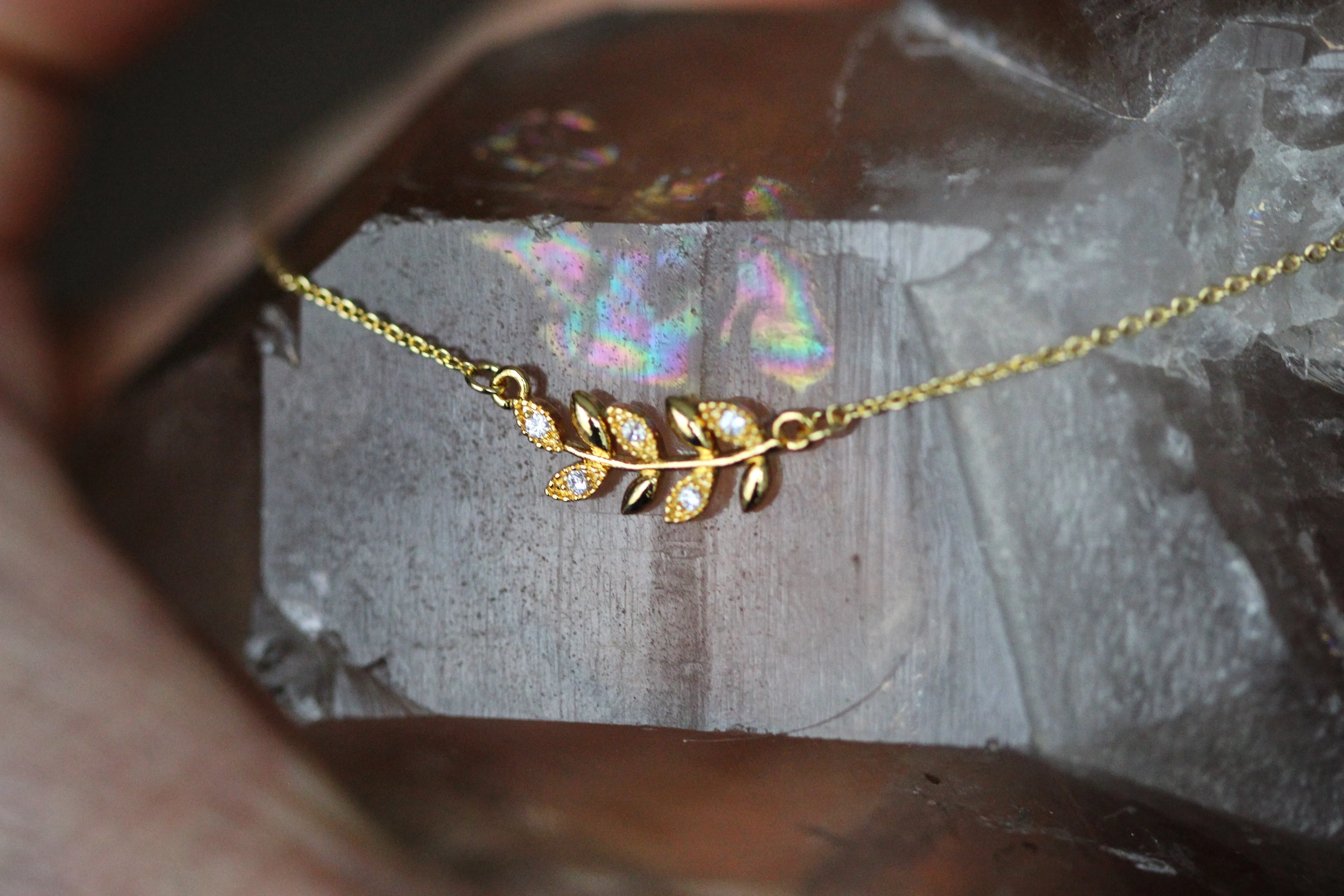 Tiny Crystals Necklace