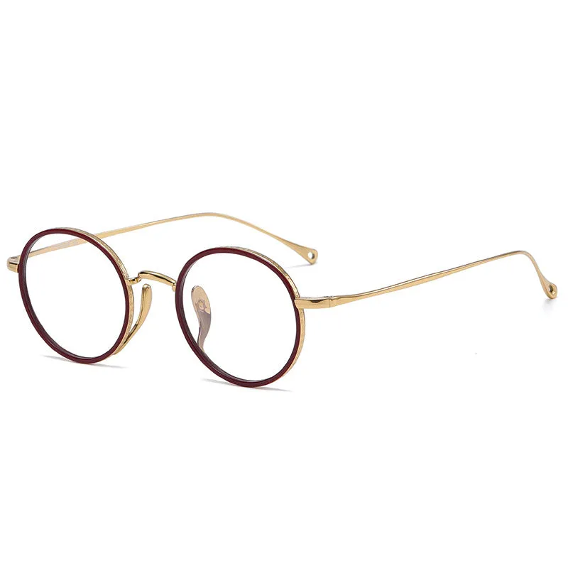 Titanium Round Glasses Frame kmn7307