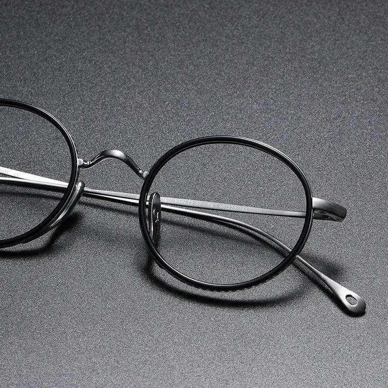 Titanium Round Glasses Frame kmn7307