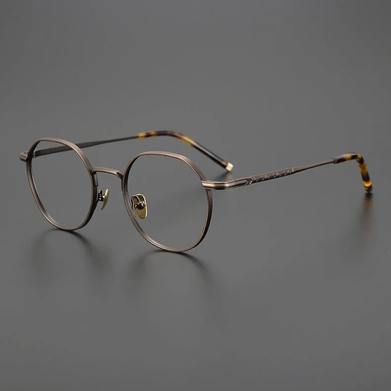 Titanium Round Glasses Frame SC2206