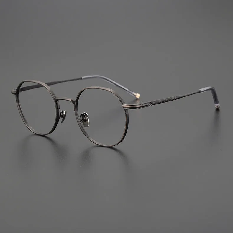 Titanium Round Glasses Frame SC2206