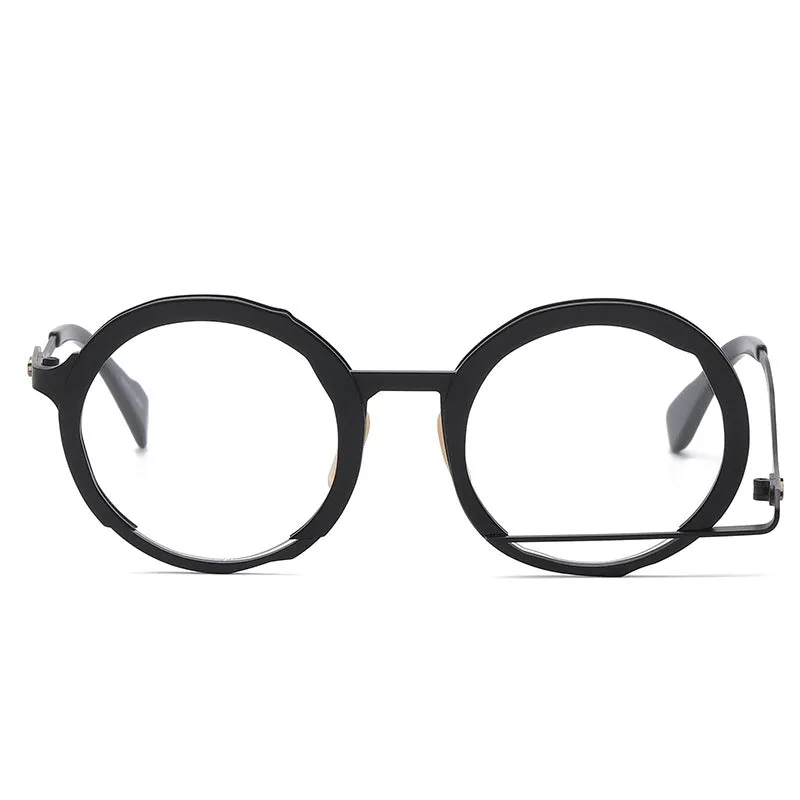Titanium Vintage Round Eyeglasses Frames MM0034