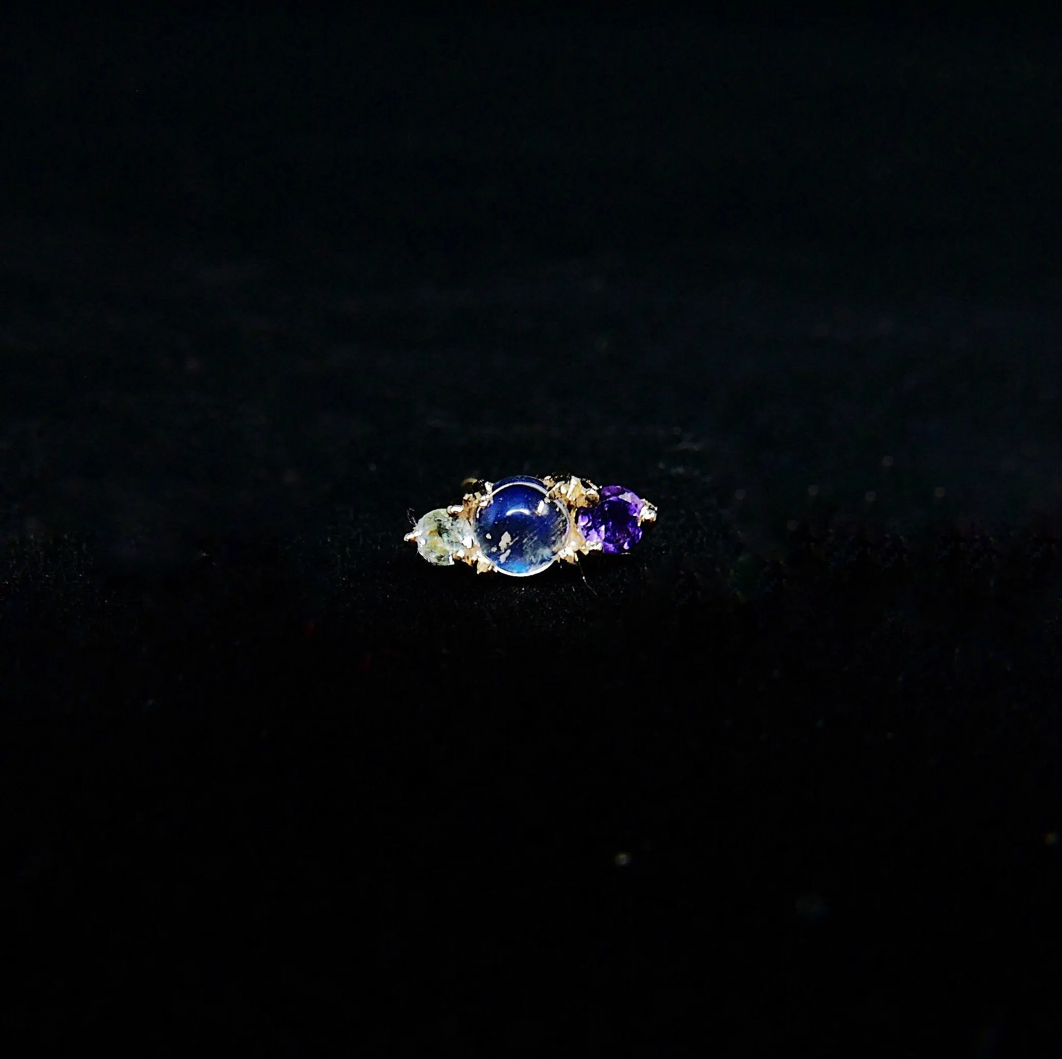 Trio Moonstone Earring - RTS
