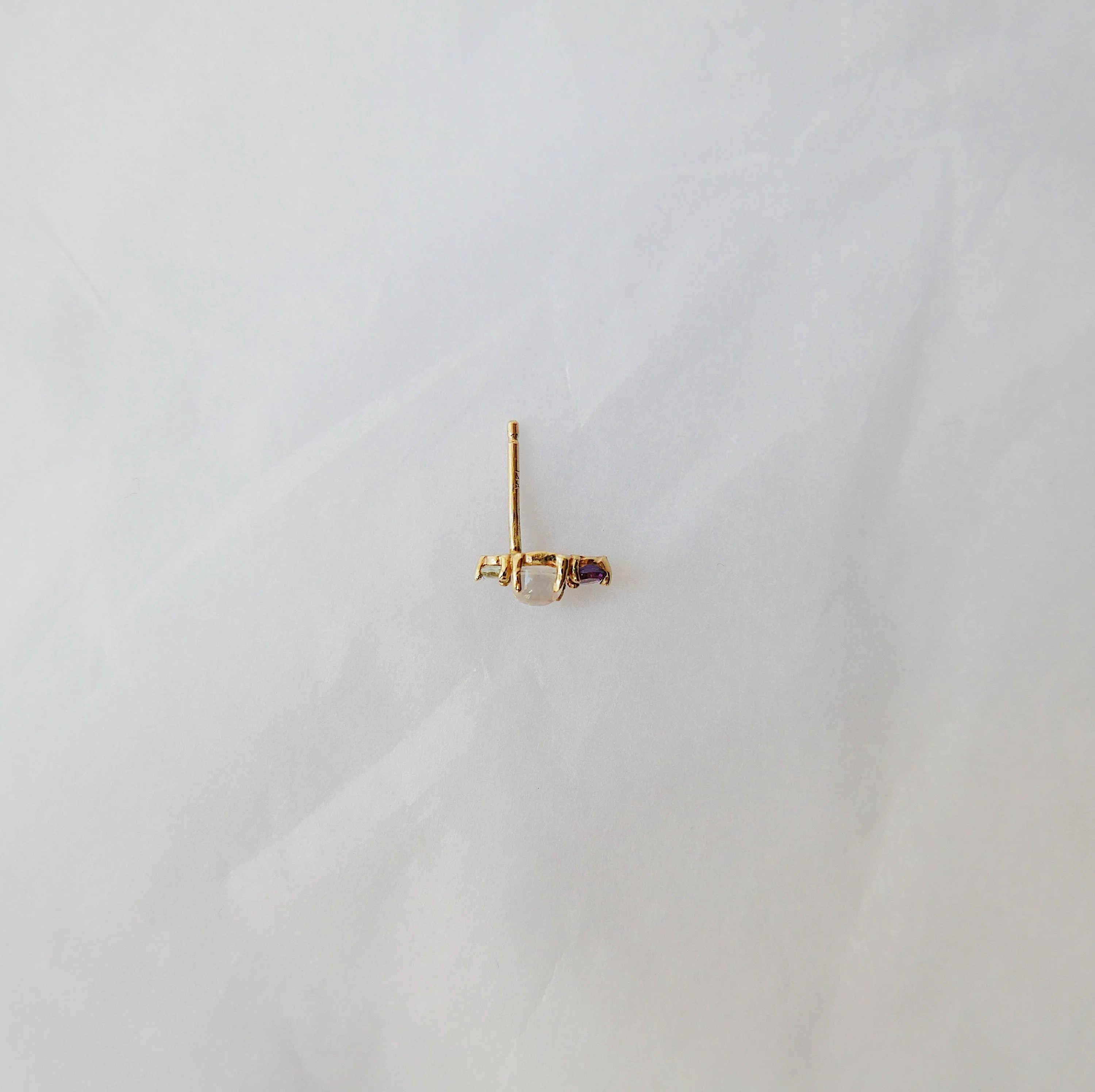 Trio Moonstone Earring - RTS