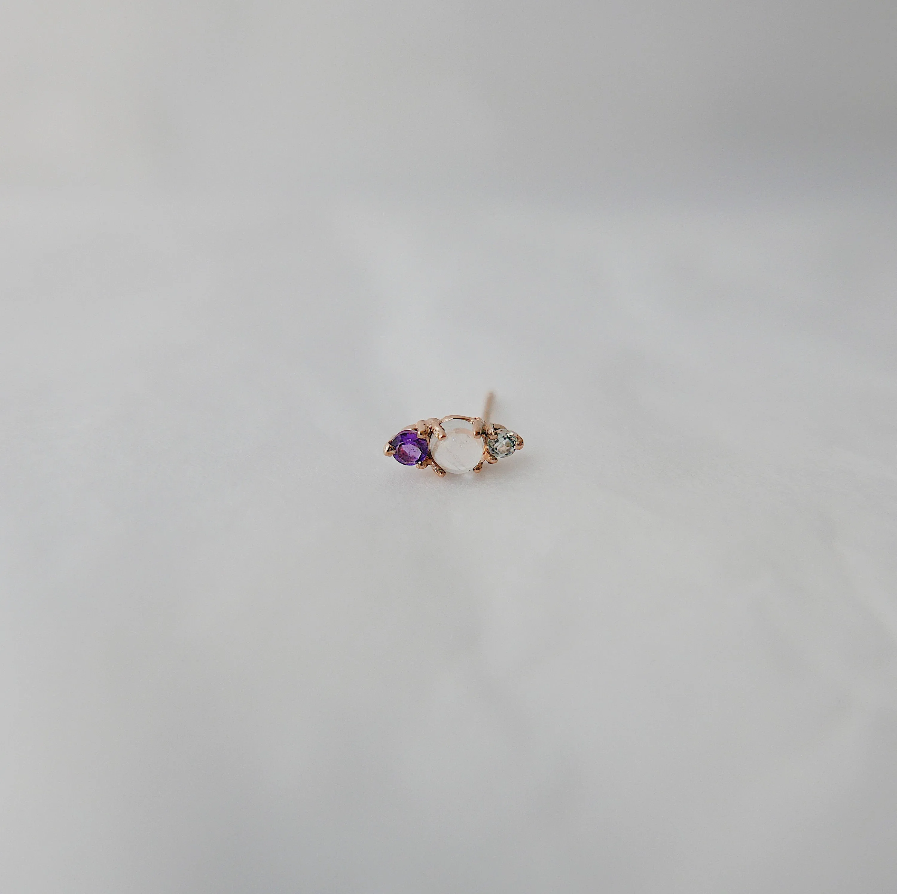 Trio Moonstone Earring - RTS