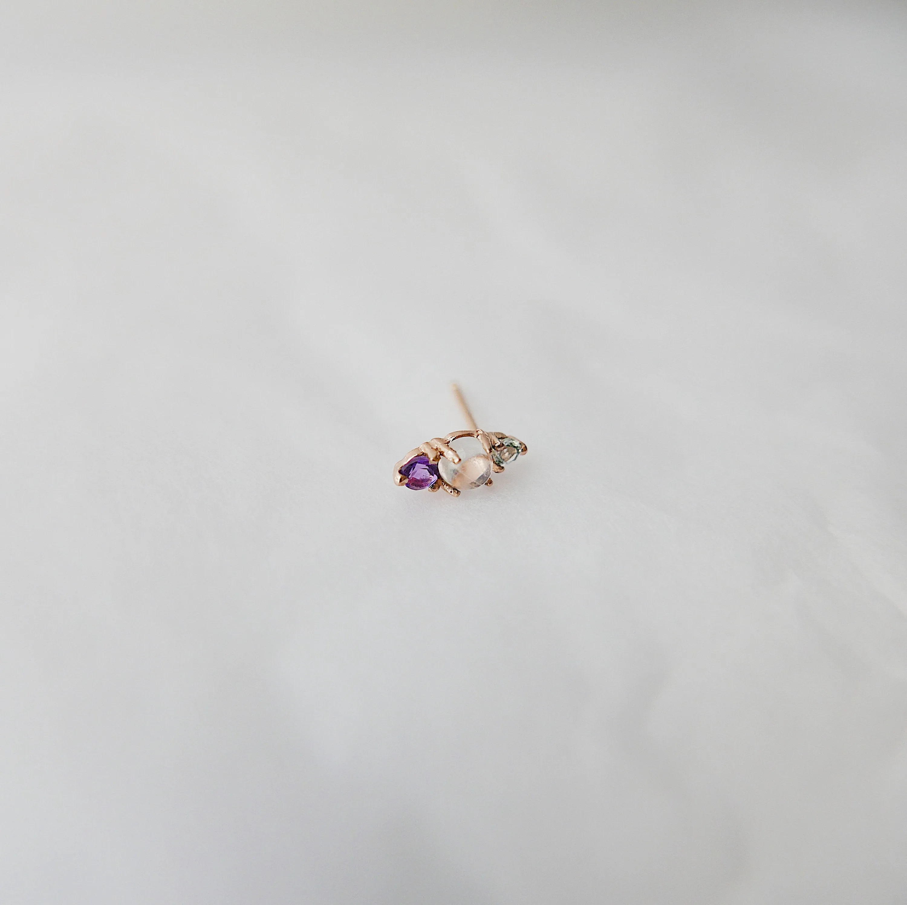 Trio Moonstone Earring - RTS