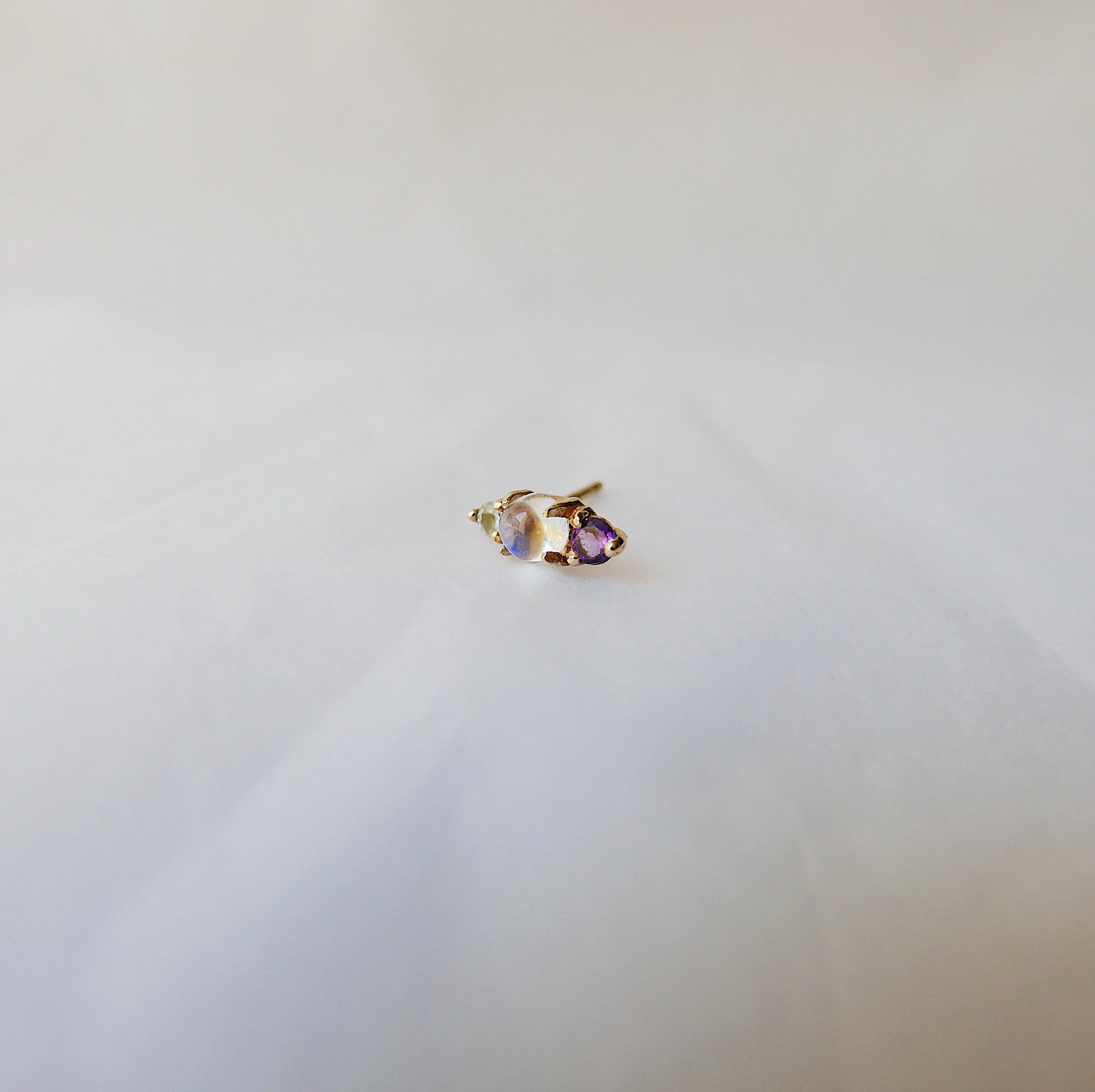 Trio Moonstone Earring - RTS