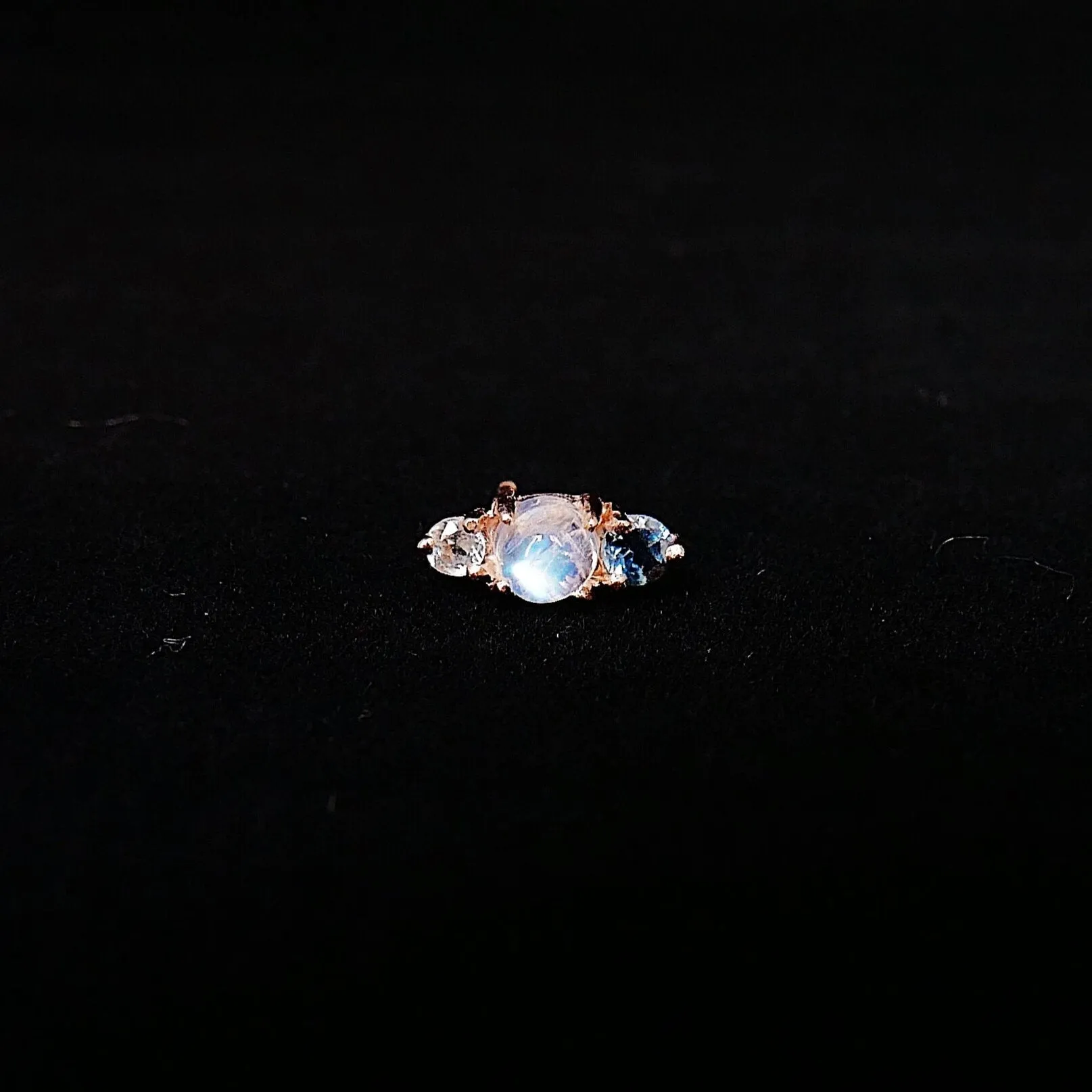Trio Moonstone Earring