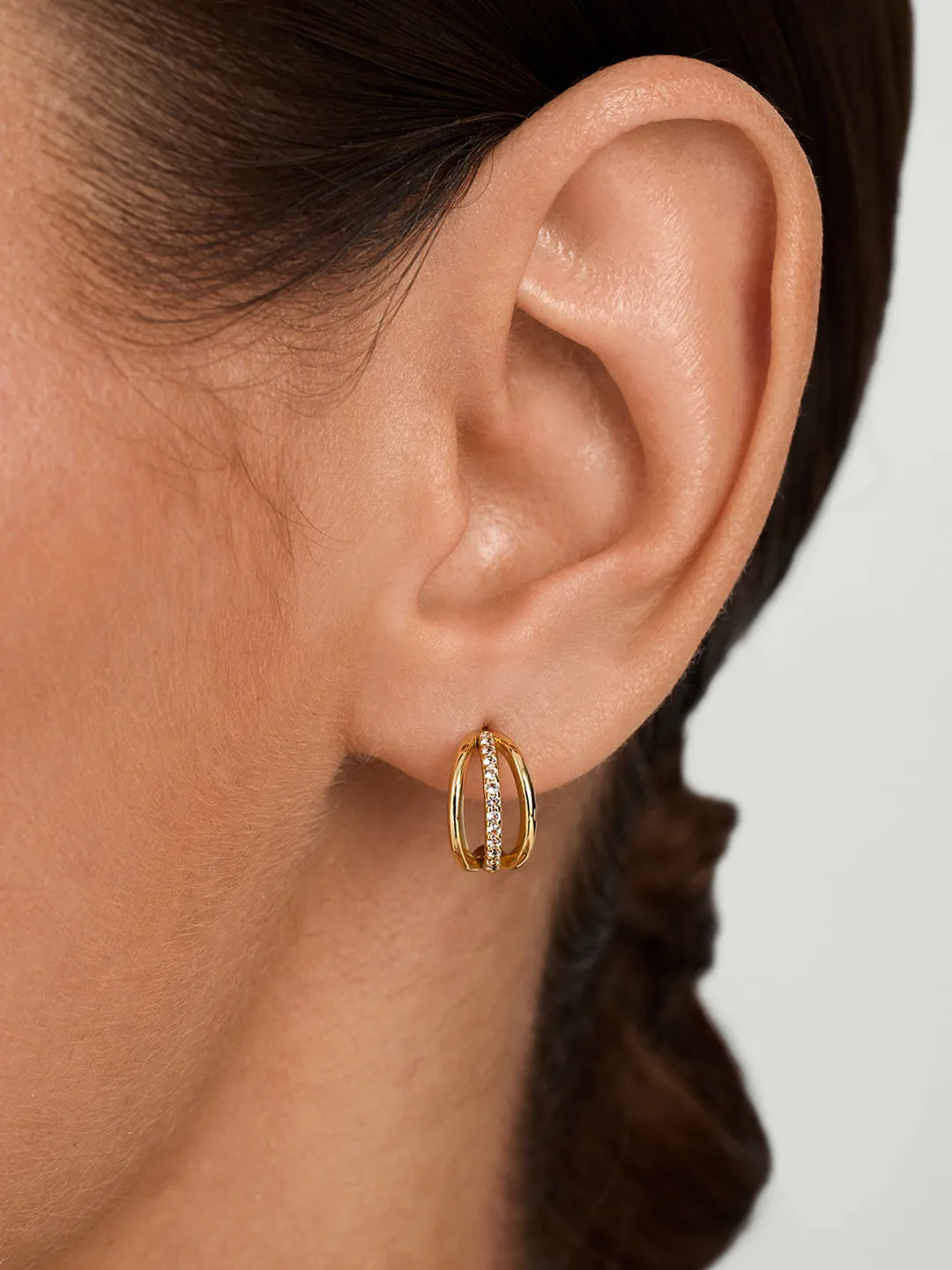 Triple Layered Hoops
