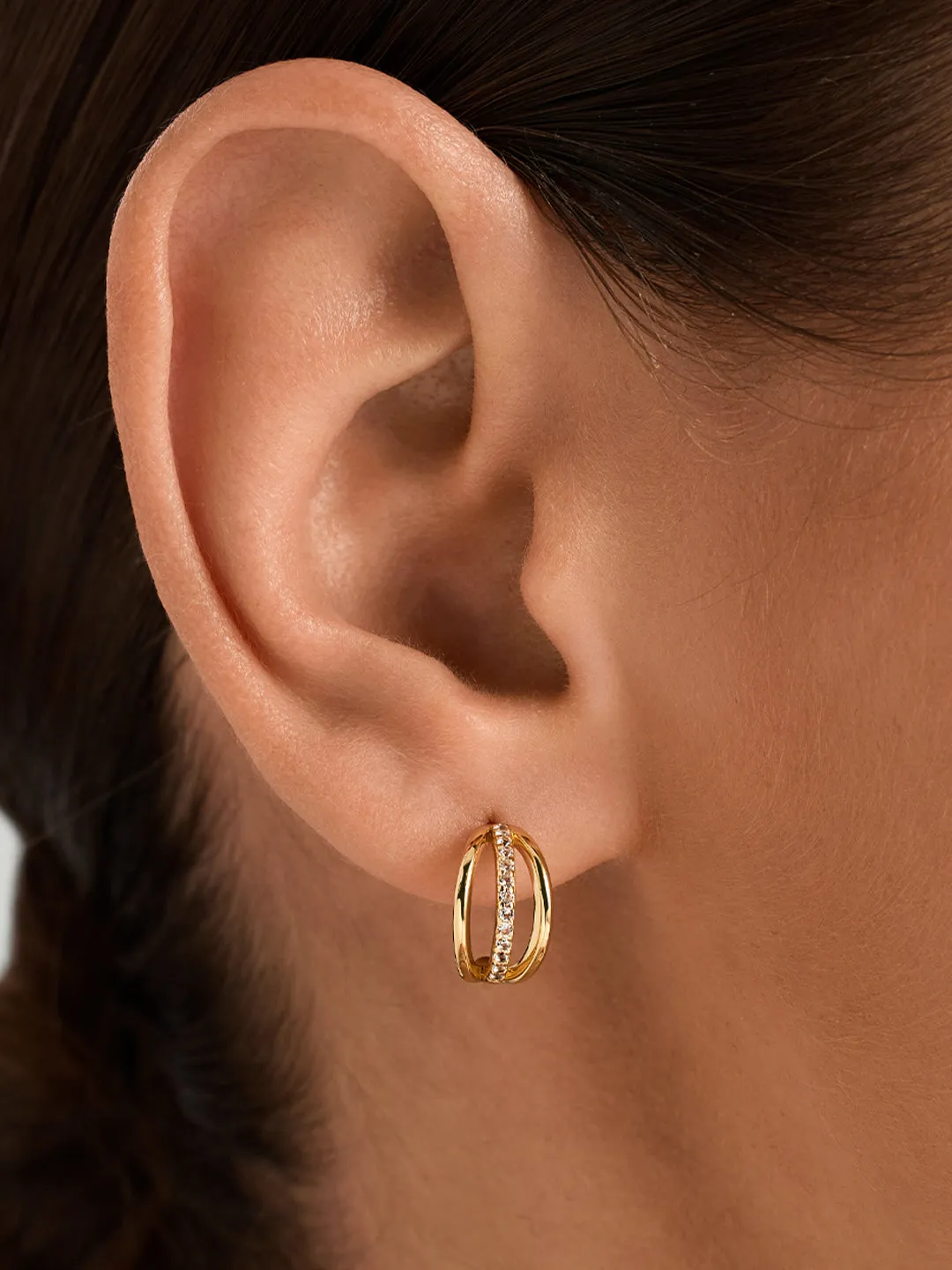 Triple Layered Hoops