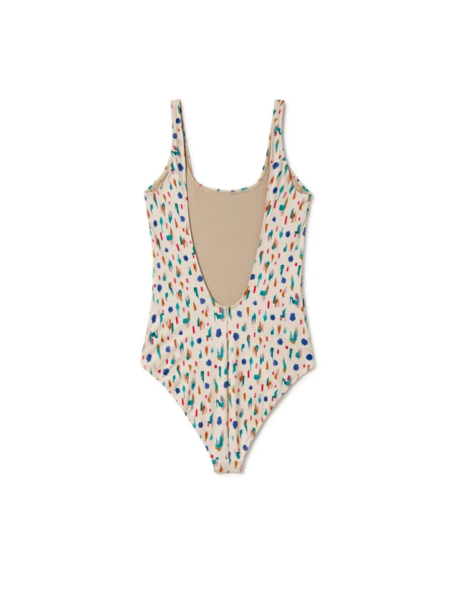 Tyrella Swimsuit Abstract Print