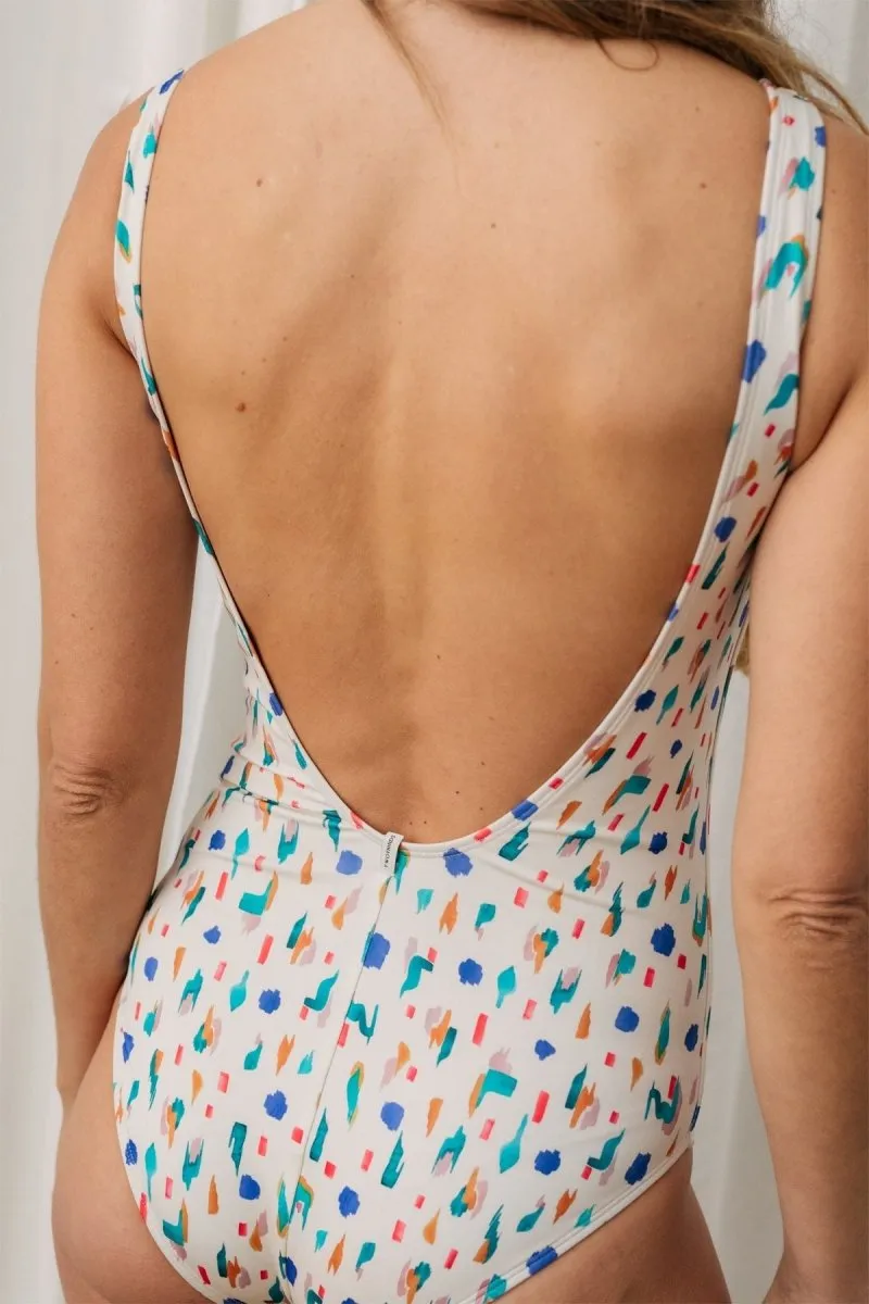 Tyrella Swimsuit Abstract Print