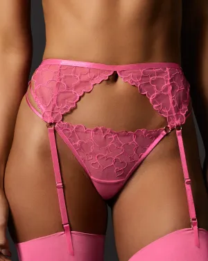Valentina Garter Belt Fuchsia Pink