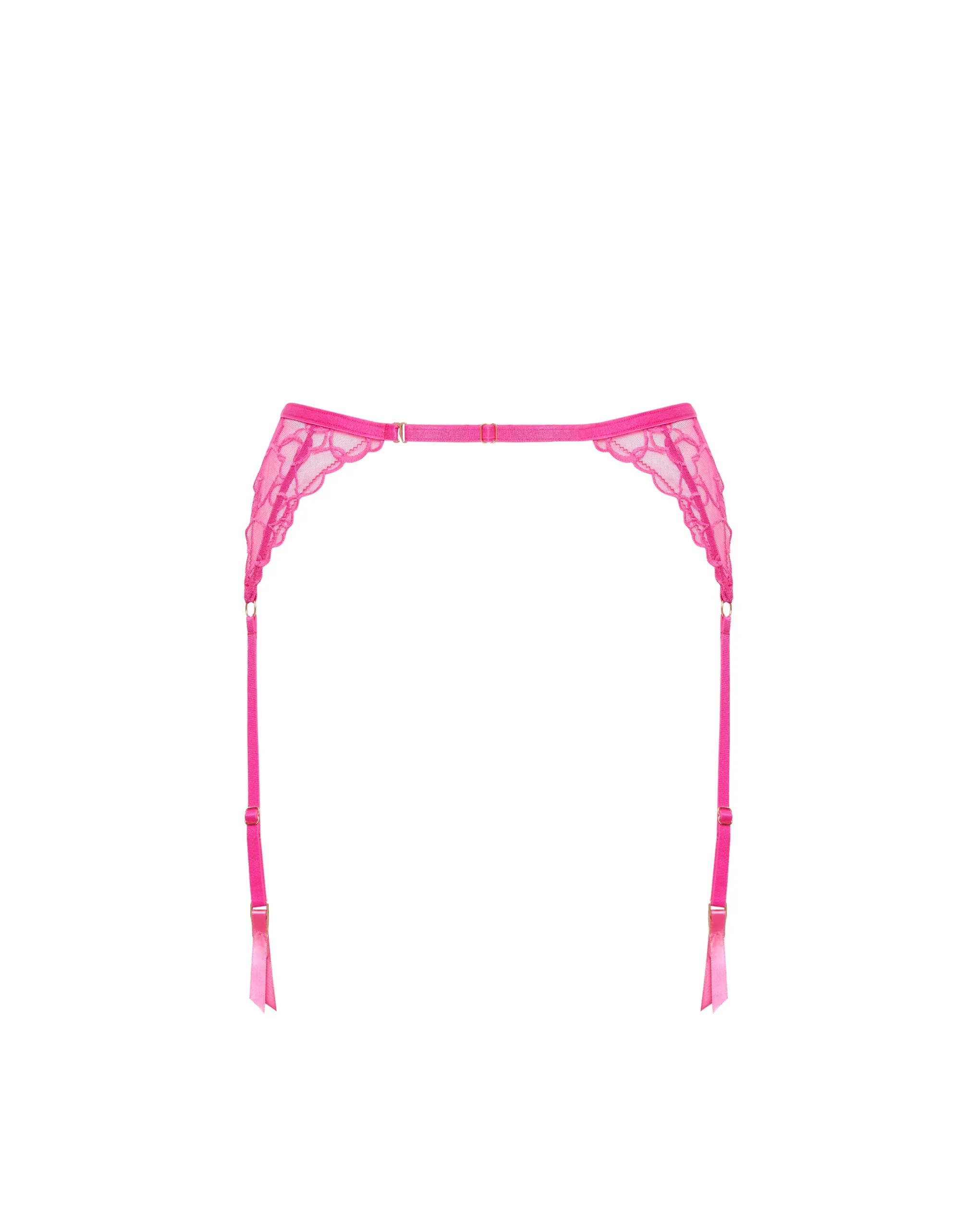 Valentina Garter Belt Fuchsia Pink