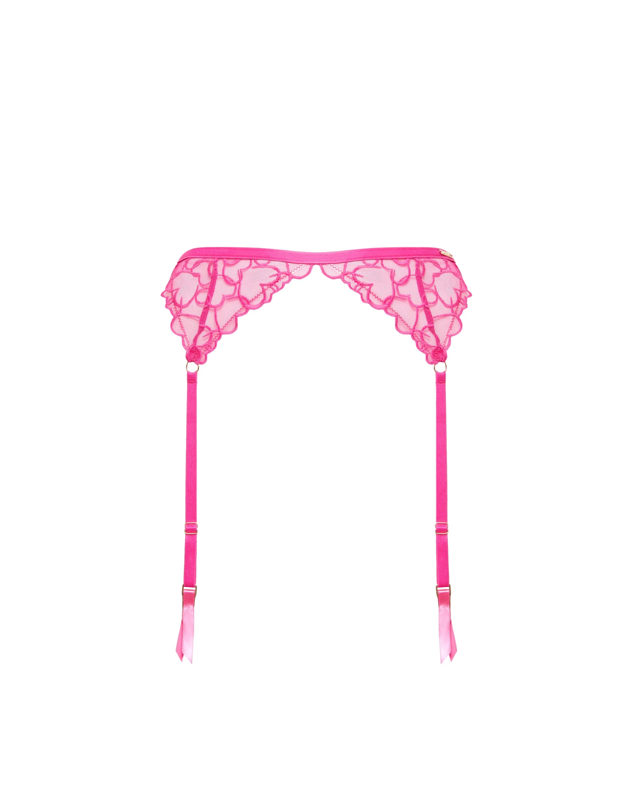 Valentina Garter Belt Fuchsia Pink