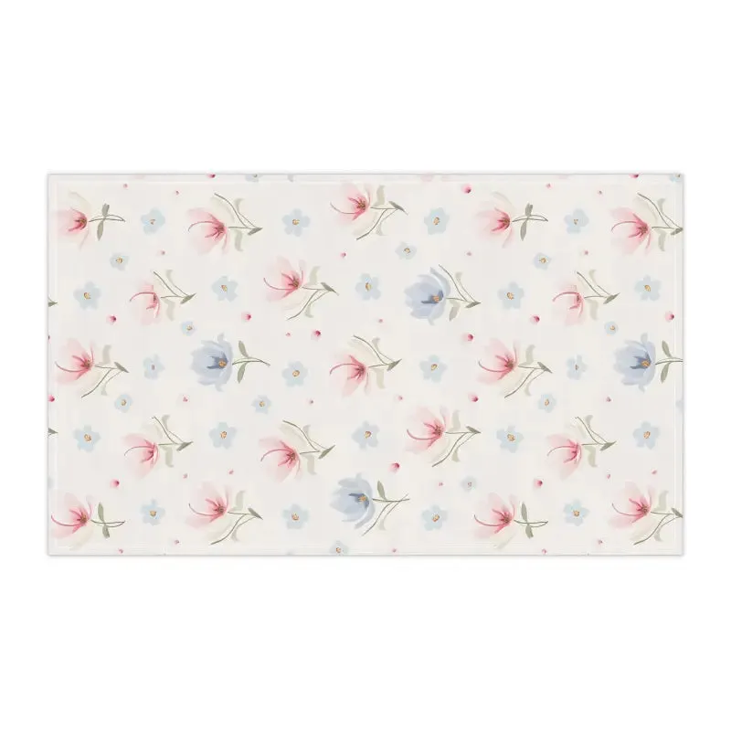 Vibrant Floral Cotton Tea Towels for Lively Kitchens