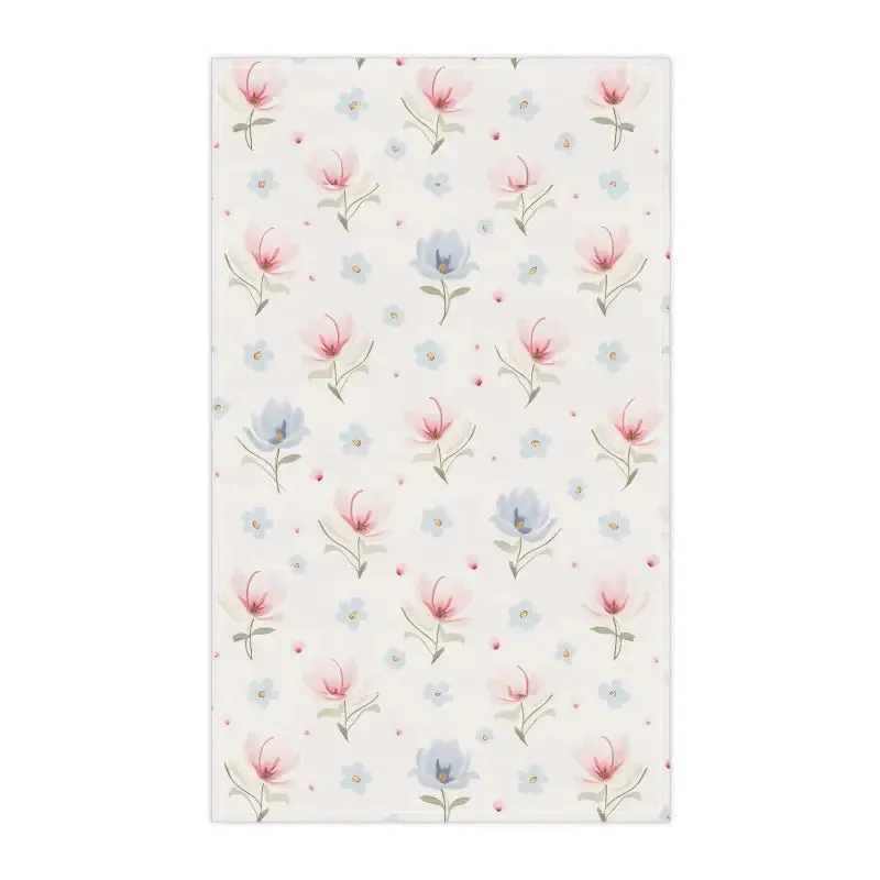 Vibrant Floral Cotton Tea Towels for Lively Kitchens
