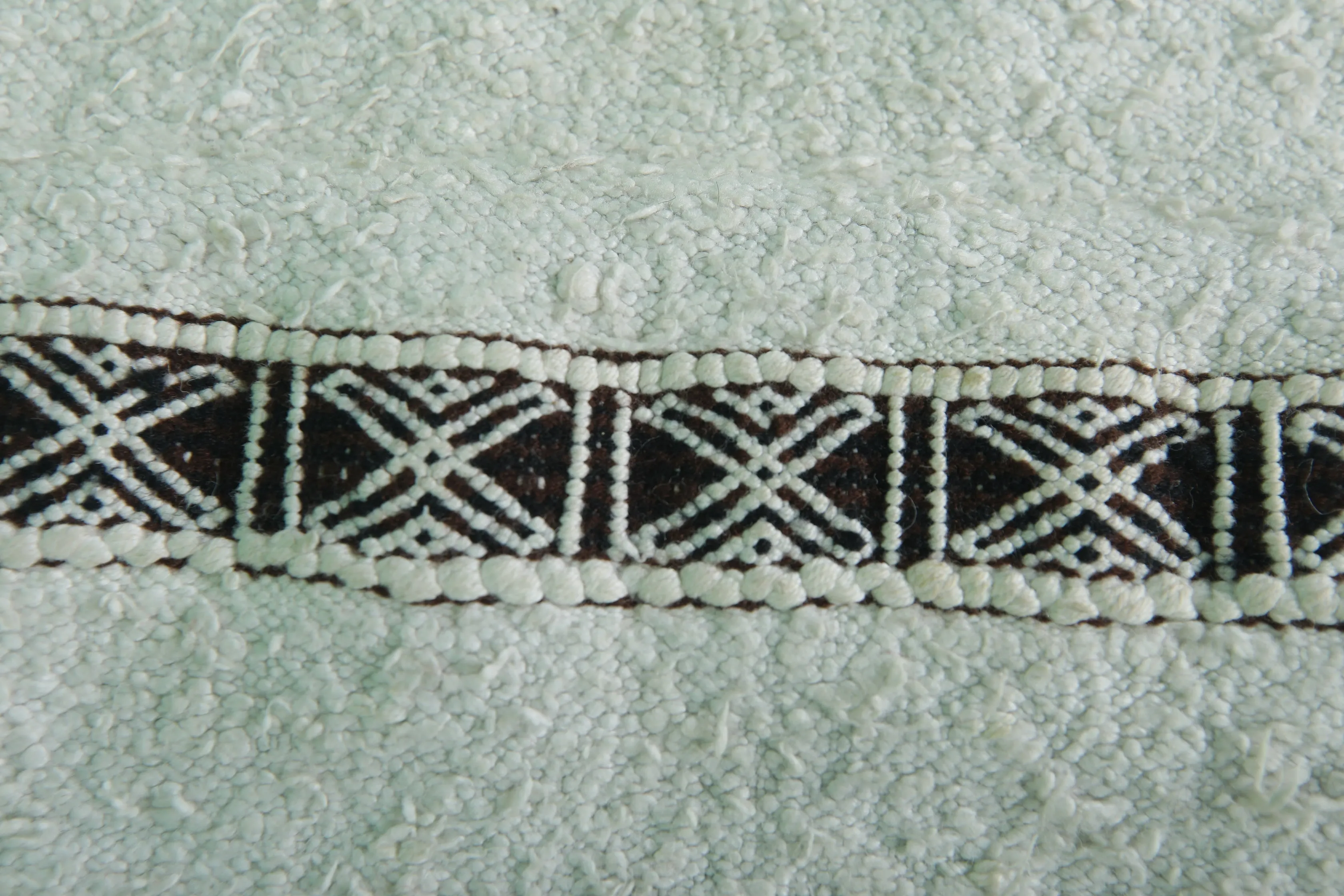 Vintage Handwoven Moroccan Berber Blanket – 1.8 x 4.3 ft