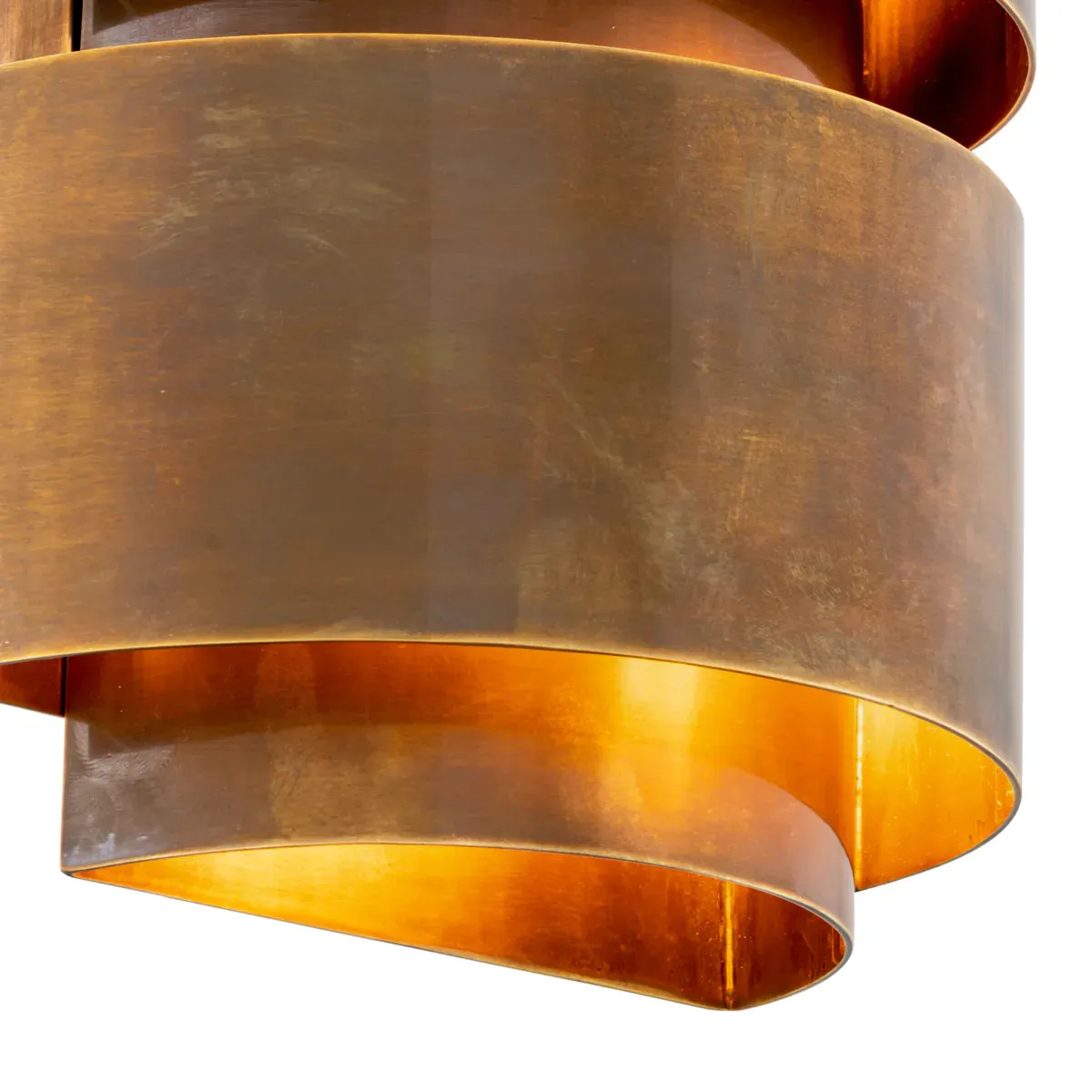 Wall Lamp Manetti S - Vintage Brass Finish