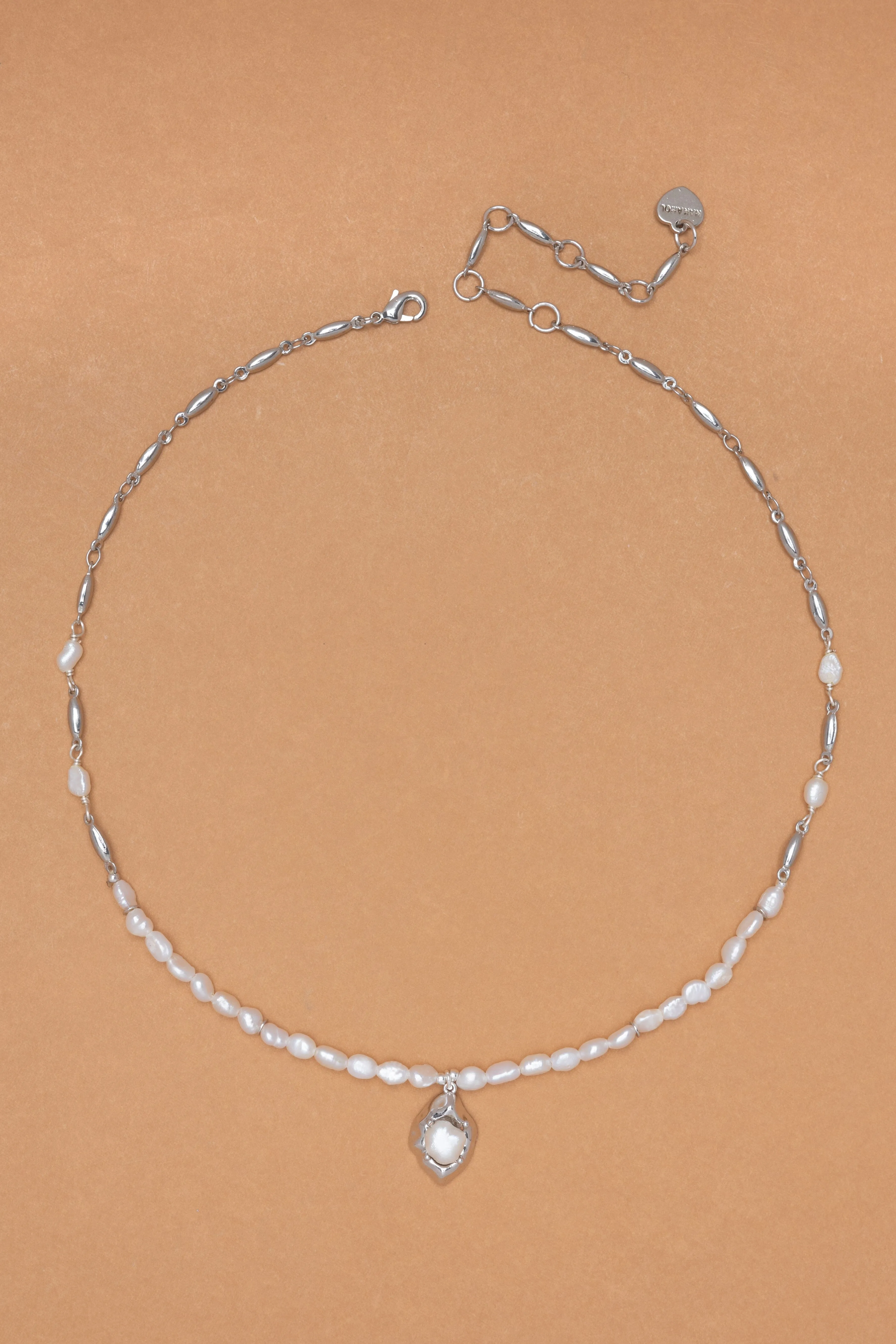 White Pearl Dainty Necklace