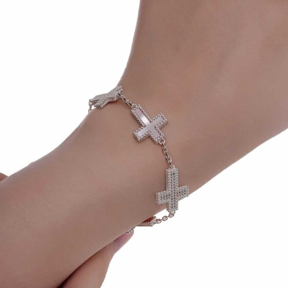 WIC | Street Pink Cross Bracelet