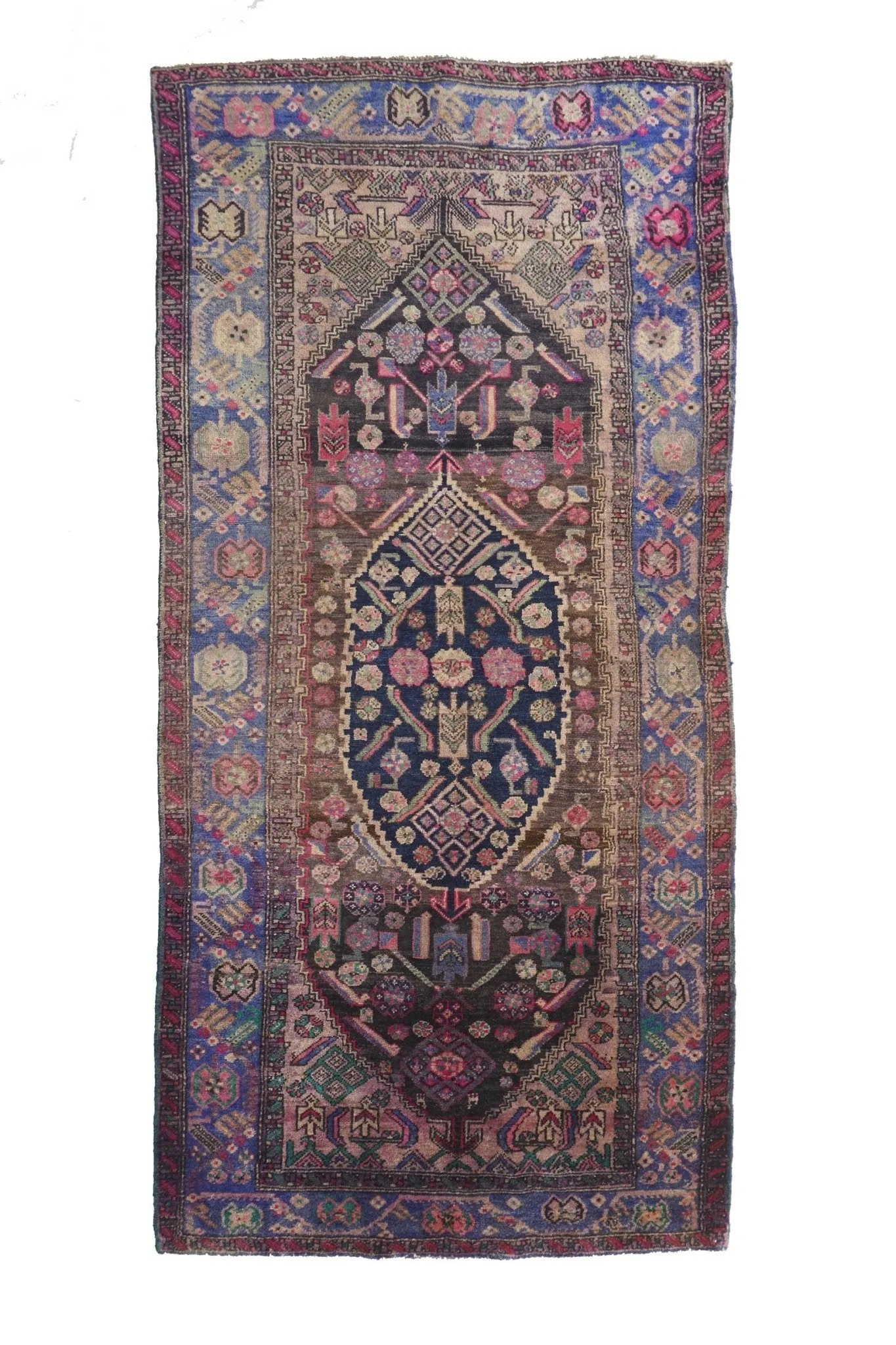 Wildflower Turkish Vintage Area Rug - 4'2.5" x 8'9" ( ON HOLD)