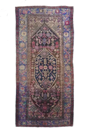 Wildflower Turkish Vintage Area Rug - 4'2.5" x 8'9" ( ON HOLD)