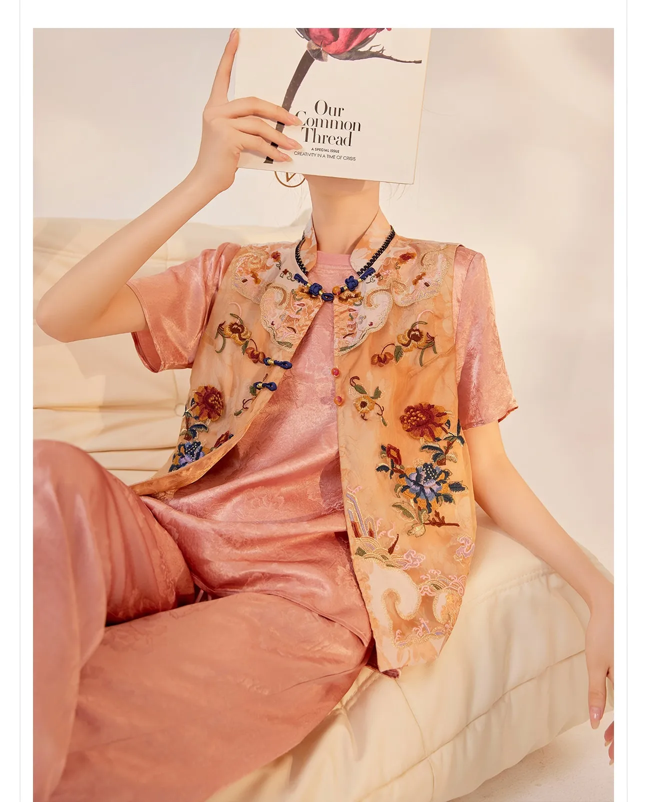 Zora Charming Qipao Cheongsam Vest Top