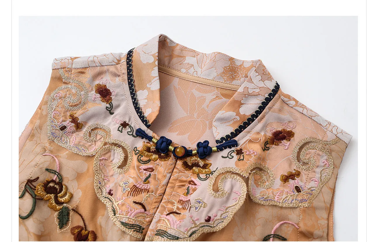 Zora Charming Qipao Cheongsam Vest Top